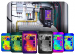 &bdquo;Guide Sensmart E2+&ldquo; terminio vaizdo kamera. Vanadžio oksidas. Neau&scaron;inami židinio plok&scaron;tumos masyvai. Juodas. 256 x 192 pikselių. Integruotas LCD ekranas.
