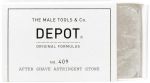 Depot, 400 Shave Specifics No. 409, Potassium Alum, Soothing, After-Shave Astringent Stone, 90 g