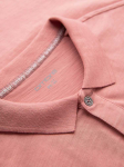Pink Vyri&scaron;ki polo mar&scaron;kinėliai su dekoratyvinėmis sagomis &ndash; i&scaron;blukusi rožinė spalva V4 S1744