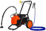Beoris dažų purk&scaron;tuvas ant vežimėlio, 1700W elektrinis, 3.5L/min, diafragminis, auk&scaron;to slėgio, dažymo įrenginys, pur&scaron;kimo pistoletas