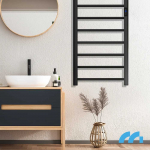 Elektrinis vonios &scaron;ildytuvas, rank&scaron;luosčių džiovyklė su termostatu, 200W, pastatomas/sieninis, LCD ekranas, laikmatis, IPX4, &scaron;ildomos kopėčios, vonios radiatorius