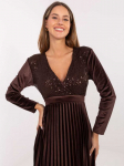 Suknelė Moda Sukienka-IT-SK-16919.04P-ciemny ruda