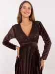 Suknelė Moda Sukienka-IT-SK-16919.04P-ciemny ruda