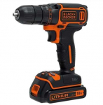 Black & Decker Juodas & decker bdcdc18b-qw perceuse-visseuse 18 v avec 2 batteries 1,5 ah