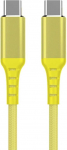 Fuj:tech USB-C - USB-C -kaapeli, 1m, keltainen