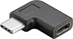 Fuj:tech USB-C -kulma-adapteri, musta