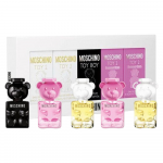Set Moschino: Toy 2 Bubble Gum Eau De Parfum Unisex, 2 vnt., 5 ml + Toy 2 Eau De Parfum Unisex, 2 vnt., 5 ml + Toy Boy Eau De Parfum Unisex, 5 ml