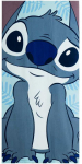 CERD&Aacute; Disney Stitch towel + swimming goggles set