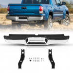 Vevor Galinis laiptų chromuotas bamperis Toyota Tacoma