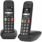 Gigaset E290HX belaidis telefonas su įkrovimo dėklu - juodas (Pažeista pakuotė)