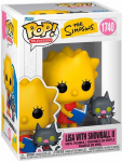 FUNKO POP! Vinilinė figūrėlė: The Simpsons - Lisa with Snowball II, 9 cm