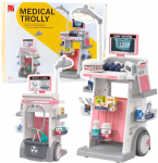 Lean Toys Dantisto rinkinys su medicininiu vežimėliu, 26 dalys