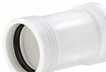 Nordisk Wavin Wavin PP dviguba įvorė &Oslash; 50 mm, balta