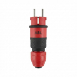 ABL 100000069 Professional Stecker. SCHUKO & fr-be. 2Elamid-2K. raudona. sv. IP54. T