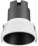 Ledvance 10W LED įleidžiamas &scaron;viestuvas TWIST PRO 93mm, baltos/juodos sp., 3000K