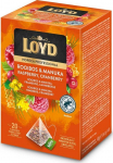 Loyd LOYD Professional Rooibos ir Manuka arbata su avietėmis ir spanguolėmis - 20 tb pakuotėje