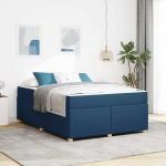 Lova Lovos rėmas su čiužiniu Mėlyna 140 x 200 cm audinys