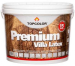 Dažai dispersiniai TOPCOLOR VILLA LATEX Antracito 10 L