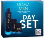 Kann Sigma Men Dieninis rinkinys: kūno ir plaukų prausimosi gelis 200 ml + rankų kremas 100 ml + dieninis kremas 50 ml