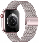 &bdquo;Apple Watch&ldquo; dirželis Forcell F-Design FA14 magnetinis plienas 38/40/41 mm rožinis
