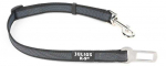 Julius-K9 Color & Gray saugos diržo adapteris &ndash; reguliuojamas juodas automobilio saugos diržas, patvarus dizainas