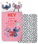 Disney Lilo ir Stitch Hey vaiki&scaron;kos patalynės užvalkalas 100&ndash;135 cm, 40&ndash;60 cm