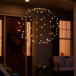 Springos LED &scaron;viesos sfera 112 LED &scaron;iltai balta