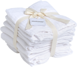 Mininor Global Aps Mininor Global - Organic Muslin Cloth, 8pcs Baltas (10260)