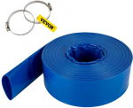 Vevor I&scaron;leidimo žarna 4 colių x 105 pėdų, PVC, mėlyna, atspari oro sąlygoms ir sprogimams
