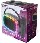 Party Fun Lights - Mini karaoke garsiakalbis su belaidžiu mikrofonu - (605607)