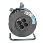 4-vietis ilgintuvas ritėje IP54/40m X-reel N07V3V3-F/3x1.5mm2 juodas