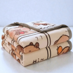 Eu Sandelis XXL mink&scaron;tas pledas Kapibara, 150x210 cm