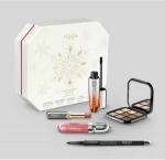 Kiko Milano Snow-Kissed &scaron;ventinis makiažo rinkinys: apimties suteikiantis tu&scaron;as, akių pie&scaron;tukas, akių &scaron;e&scaron;ėlių paletė, lūpų blizgis ir lūpų dažai
