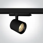 10/15/20W LED akcentinis &scaron;viestuvas į 3 fazių bėgelius, juodas, 3000/3500/4000K, 65634BT/B/V