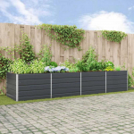 Lovelis Antracitas 385 x 100 x 75 cm Cinkuota plienas