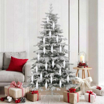 Kalėdinis spiralinis kamuolys 40 pcs Balta Plastmasė