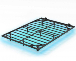 Lova Bonideco Select Plaukiojantis lovos rėmas, juodas, metalas, 200 x 140 x 24,5 cm, 15 kg