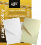 Galeria Papieru Dekoratyvinis popierius NATTE A4 baltas 120g 50lap