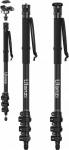 Stovas - Ulanzi TT35 anglies pluo&scaron;to fotoaparato stovas 49-130 cm 360&deg; panoraminis galvutė