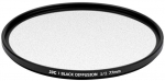 Filtras - JJC F BD49 2 49mm Juodas Difuzinis Filtras AGC HD Stiklas Juodas