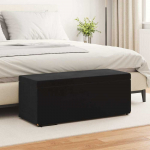 Sūpynes Juoda 101 x 41 x 40 cm Velvetas ir Inžinerinė Medis