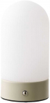 House Nordic Stalinė lempa 9x9x18 cm smėlio balta metalas