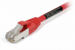 Synergy21 Patchkabel RJ45, CAT8.1 2000Mhz, 0,5m, raudona, S-STP(S/FTP), TPE/LSZH(SuperFlex), AWG26,