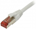 Synergy21 Patchkabel RJ45, CAT6 250Mhz, 10m grau, S-STP(S/FTP), TPE/LSZH(Superflex)