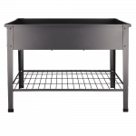 Pakelta metalinė lysvė L, 100 x 40 x 80 cm, antracito