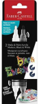 Faber-Castell - Juodas Edition Shake & Paint Acrylic Markers Set of 2 (Juodas and Baltas) (285503)