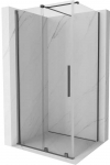 Du&scaron;o kabina Mexen Velar, 110 x 75 cm, Gun metal/Transparent