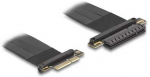 Delock Riser Karte PCI Express 3.0 x4 Stecker zu x8 Slot mit Kabelis 30 cm