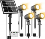 CLY saulės energija maitinami lauko &scaron;viestuvai, IP66, 4 LED, monokristalinis skydelis, 4 W