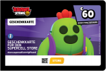 Usorteret Supercell Brawl Stars Geschenkkarte 60&euro;